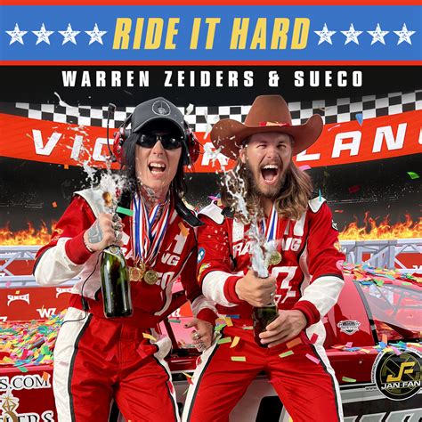 Riding it hard .